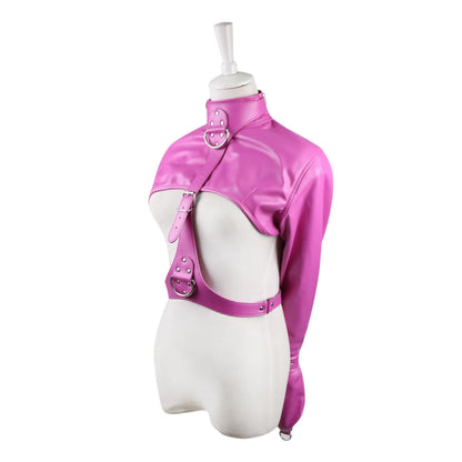 Bondage Women PU Leather Body Harness Cupless Straight Jacket Adult Costume BDSM Sexy Shop Atacado Harness Woman Accessories