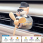 Rotating propeller pilot bear dog car air fresheners accessories decorations fun vent clip perfume diffuser aroma fragrance men