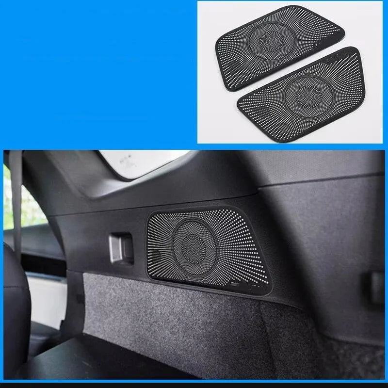 LHD For BYD Tang  EV DMI 2022-2024 ABS carbon Car Style Interior Front Rear Air Vent Outlet Cover Gear Window Control Pane