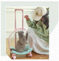2026 Large Capacity Pet Suitcase for Two Cats Dogs Breathable Clear Wheel Portable Carry-on Luggage Pet Travel Bag