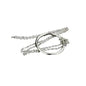 Magic Ring Chain Metal Knot Puzzle Trick Prop Close Up Illusion Toy Stage Performance Party Game Gift for Kids Halloween Play