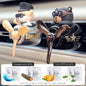 Rotating propeller pilot bear dog car air fresheners accessories decorations fun vent clip perfume diffuser aroma fragrance men