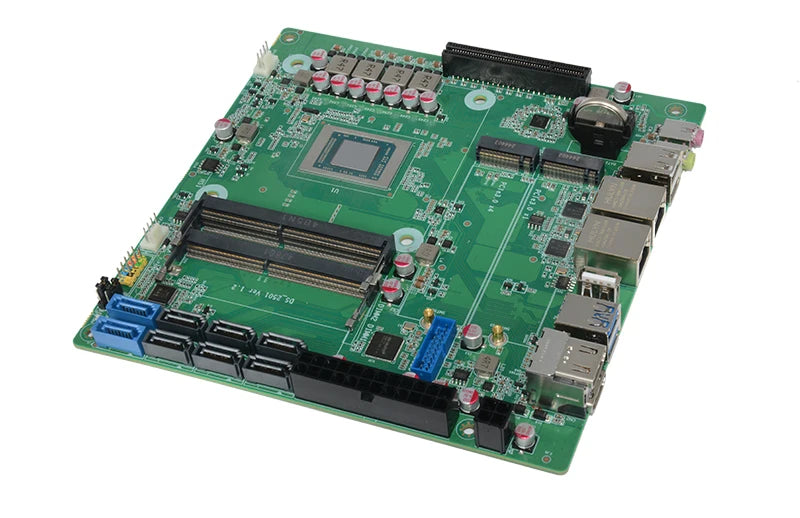 AMD Ryzen 7 5800H/5825U R9 5900HX 8-Bay NAS Motherboard 8*SATA 3*NVMe 2*2.5G LAN 2*DDR4 Gaming Firewall Mini ITX Mainboard PC