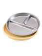 1PCS Stainless Steel Dishes Plate Detachable Suction Bowl For Baby Feeding BPA Free Silicone Base Tableware Newborn Essentials