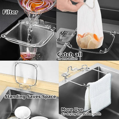 Fine Mesh Sink Filter 50Pcs/100PCS Disposable Kitchen Sewer Garbage Bag Anti Clogging Strainer Drain Hole Net For Meal Residue