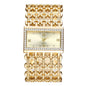 Luxury Noble Gold Ladies Quartz Watch Fashion Women's Skeleton Bracelet full Dress Clock Watches
