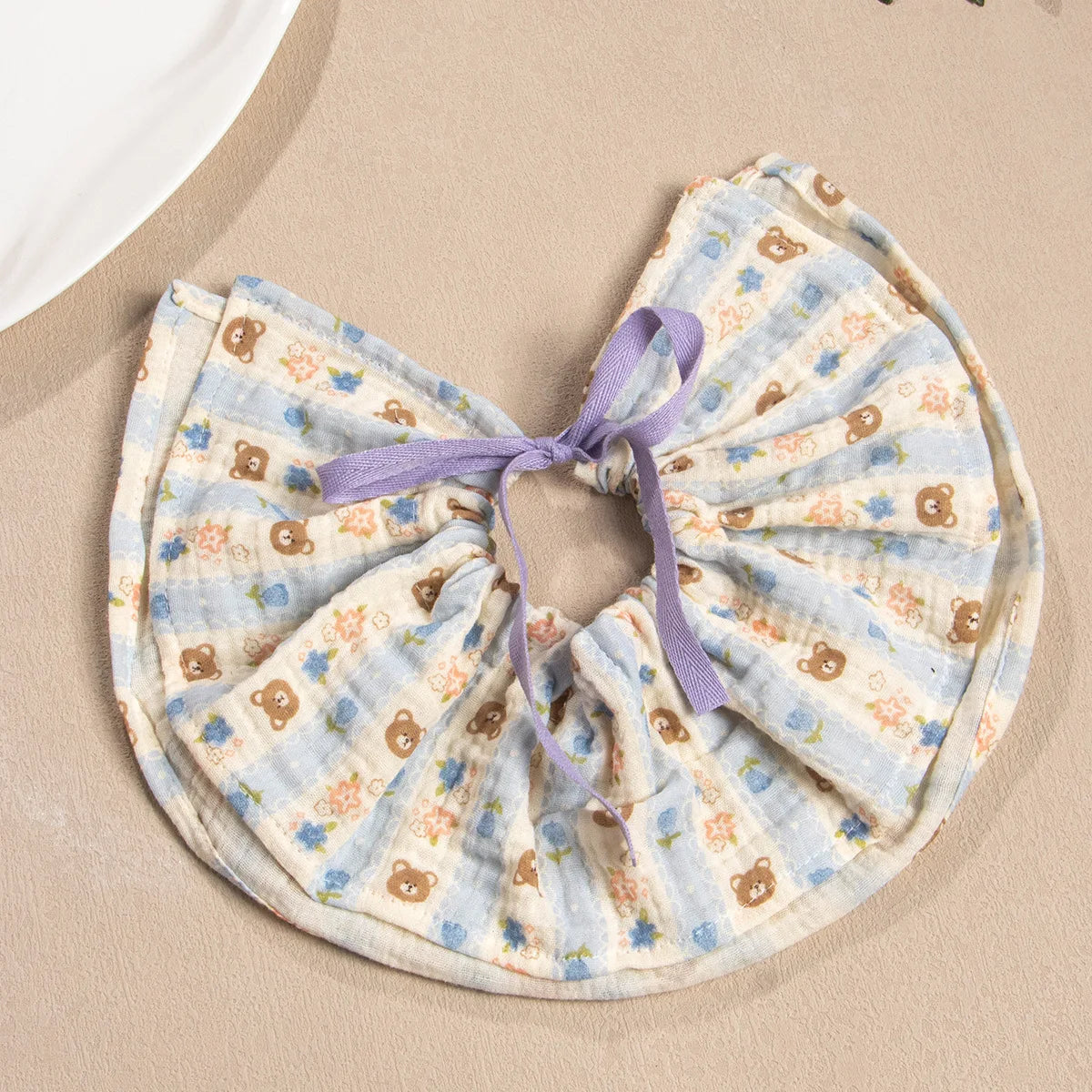 New Cute Drawstring Baby Bibs Newborn Cotton Gauze Saliva Towel Burp Cloths Bandana Scarf for Boy Girl Soft Feeding Drool Bib