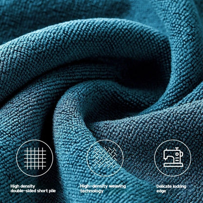 45X45cm Microfiber Car Washing Towel Lint-Free Car Cleaning Towels Supplies Ultra-Soft Drying Cloth Car Detailing Washing Tools
