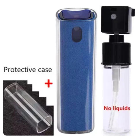 2-in-1 Mobile Phone Screen Spray Bottle Computer Screen Cleaner with Microfiber Cloth Set Cleaning Tools Car Cleaning Supplies