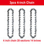 1/4 chainsaw chain guide 4/6/8/10 inch portable electric saw mini chainsaw logging saw blade Pruning chain saw chain accessories