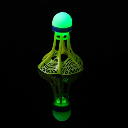 Luminous Windproof Luminous Badminton Ball, Super Durable And Unbreakable, Outdoor Fluorescent Bright Nylon Ball With Light