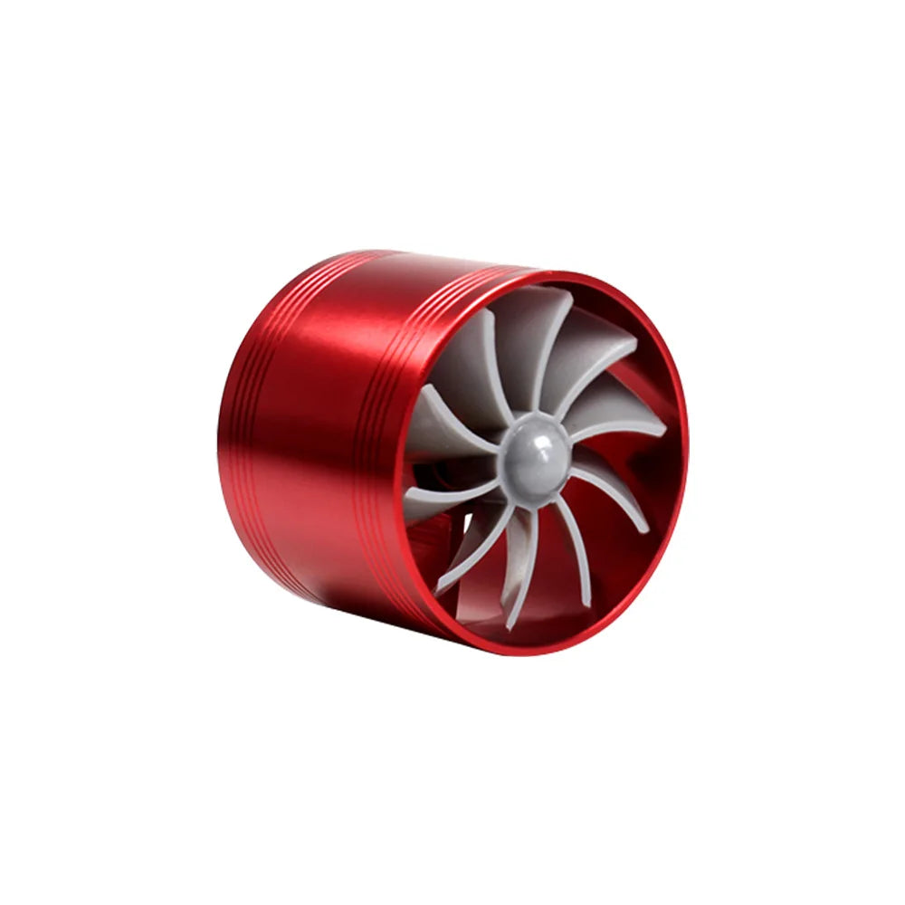 Car Air Intake Turbonator Single Fan Turbine Automobile Intake Turbo Vehicle Engine Turbocharger Power Conversion Accessories