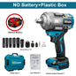 Gisam 2000N.M Torque Brushless Electric Impact Wrench 1/2 inch Screwdriver Cordless Wrench Power Tool For Makita 18V Battery Pin