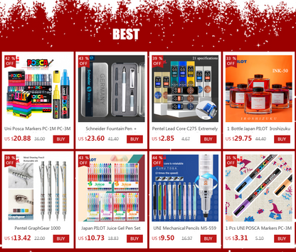 Japan Uni UM-151 Gel Pen 0.38mm Bullet Tip Writing Smooth Student Notes Special School Supplies 20 Colors Available Stationery