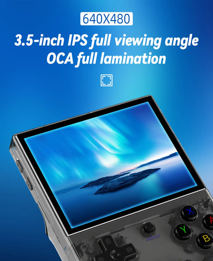 ANBERNIC RG35XX Plus/RG35XX Retro Handheld Game Console 3.5″ IPS Screen Linux Portable Video Game Player Support HD-M-I TV Outpu