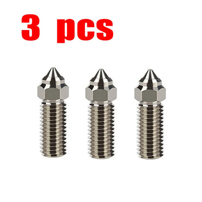 For Creality Ender 3 V3 KE K1/k1 Max Nozzle 0.4 0.6 0.8mm Nozzles Hard Steel Copper Plated Brass Genius Pro Vyper K1 Pro Hotend