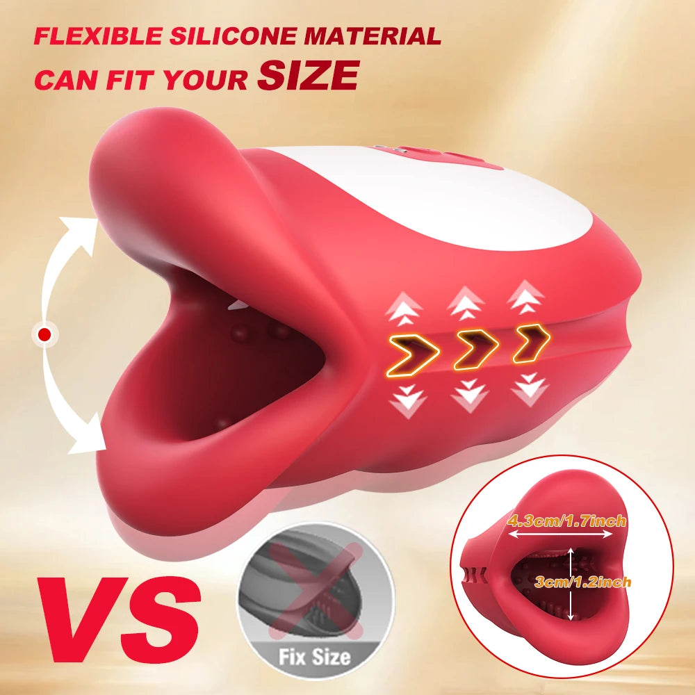 10 Speed Electric Vibrator Male Masturbator Coupler Vacuum Oral Sex Dildo Cup for Penis Trainer Delay Endurance Adult Sex Toys