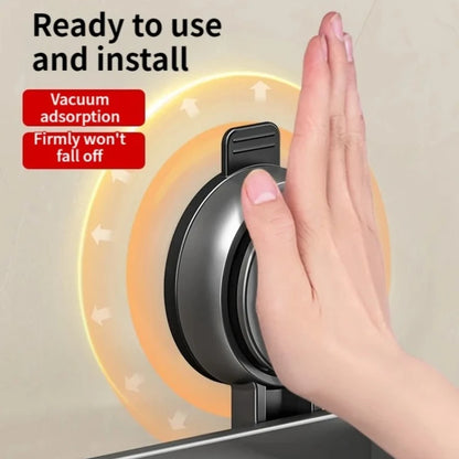 No Drill Suction Cup Suction Bathroom Rack Bathroom Shelf Toilet Space Aluminum Hanging Rack Bathroom Organizer Hang On The Wall