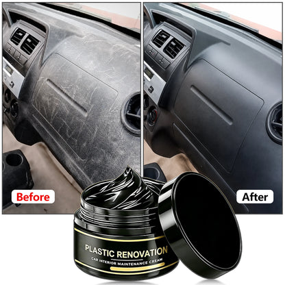 Car Interior Plastic Leather Scratch Repair Paste Anti-Aging Paste Automotive Tires Seats Steering Wheel Polishing Wax