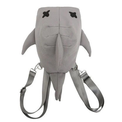 Adjustable Strap Shark Backpack Unique Design Versatile Style Large Capacity Backpack New Design Unisex Model Casual Travel Bag