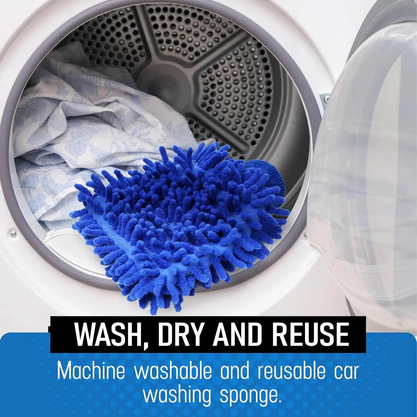 Microfiber Car Wash Cloth Gloves Automotive Double-sided Cleaning Drying Towels Thicken Chenille Vehicle Window Glass Supplies