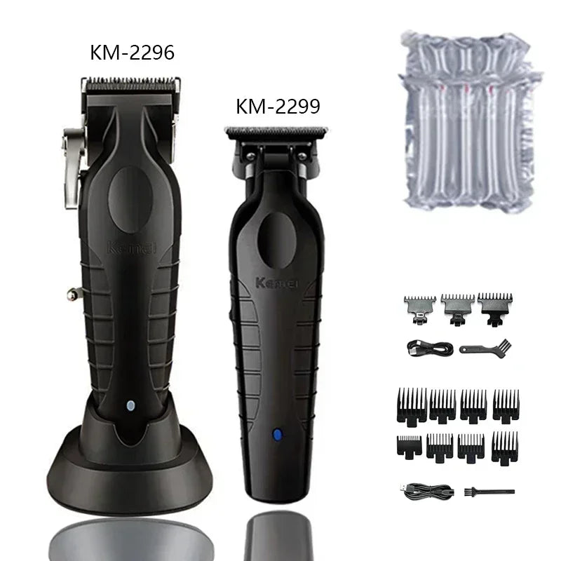 Kemei KM-2296 KM-2299 KM-1102 Professional Hair Clipper Kit Electric Shaver Male Hair Cutting Machine Men’s Trimmer Machine