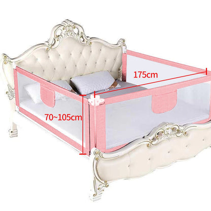 150 / 180/200/cm bed Protection toddler room accessory for boys and girls gray Pink blue bed
