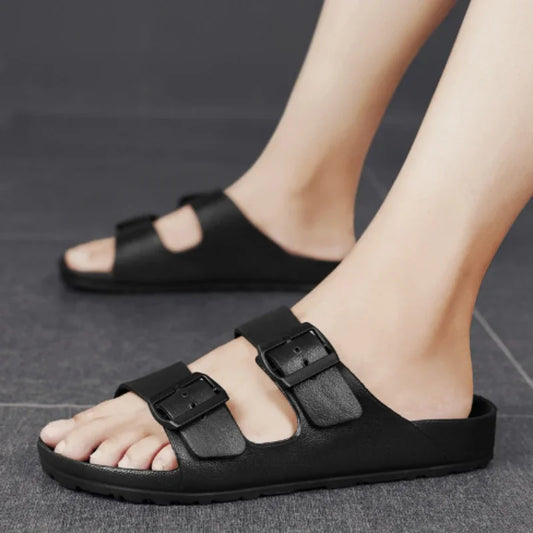 Brand Women Men Slippers Soft Sandals 2025 Summer Women Beach Casual Shoes EVA Slides Original Men Flip-flop Men's Sandal