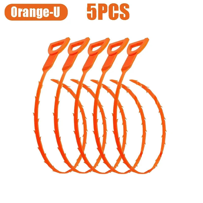 Hair Dredging Hook Sewer Unblock Tools Unblocker Pipes and Sinks Drain Clog Remover Toilet Drainage Outlet Cleaning Supplies
