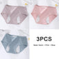 3PCS/set Women's menstrual briefs large flow postpartum water absorption leakproof briefs women's pure cotton menstrual briefs