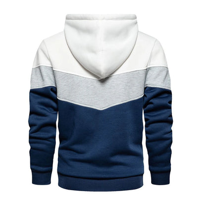 Paris Fashion Men's Hoodies Set Daily Casual Sports Hooded Sweatshirt and Jogger Pants Male Urban Trend Warm Pullover Tracksuit
