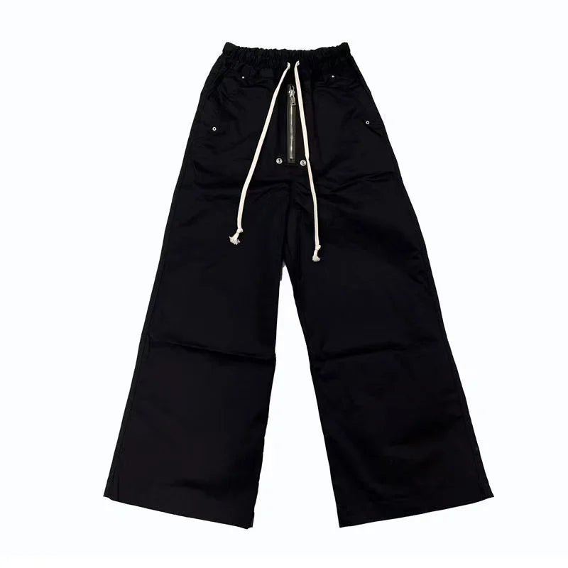 Owen Seak Men Cargo Pants Casual Loose Gothic Men's Trousers Autumn High Street Black Long Pant Size XL