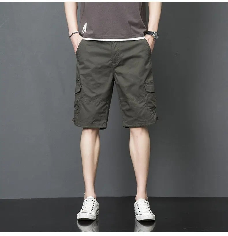 Men's Summer Military Camouflage Shorts Casual Cotton Camo Loose Cargo Shorts Male Bermuda Camuflada Plus Size 5XL