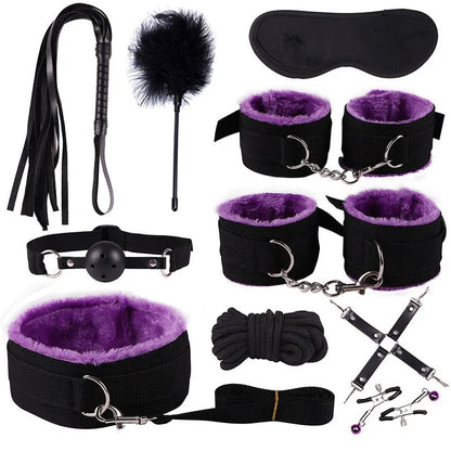 Enchanting SM Plush 10 Piece Set Alternative Plush 7 Piece Set Adult Binding and Binding Toys Flirting Supplies toys