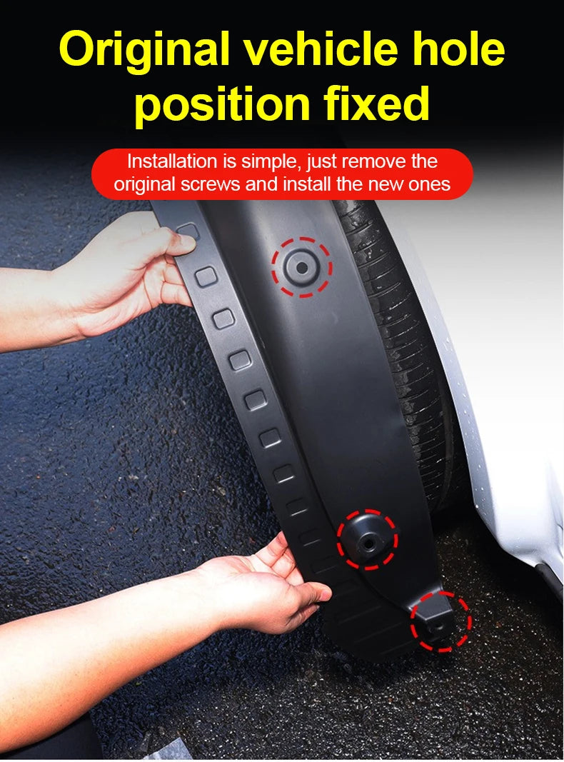Car Lined Fender For Leapmotor B10 2025 2026 2027 Car Mud Guard Antifreeze Mudguards Rear Mudflaps Exterior Mudguard Accessories