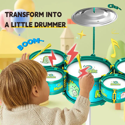 Drums, Jazz Drums, Music Enlightenment for Children and Babies, Toys, Imitation Musical Instruments, Beginners Practicing Music