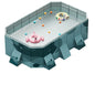 Printed Foldable Swimming Pool For Kids & Family Garden Use PVC Eco-friendly Leak-proof Pools For Kids Adults Outdoor Indoor Bathtub