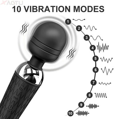 Powerful Ava Bar Vibrator Wand Dildos Sex Toys for Woman Dual Motor Clit G-Spot Clitoris Stimulator Vibrators Sex Toy for Couple