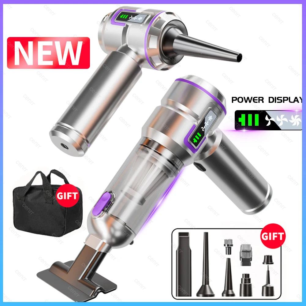 Car Vacuum Cleaner Mini Powerful 998000PA Portable Home Appliance Handheld Blower  Vacuum Cleaner for Car Cleaner