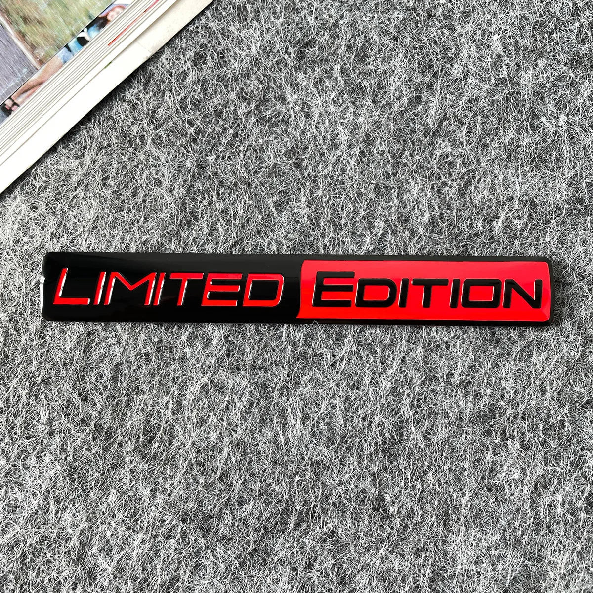 3D Aluminium Limited Edition Emblem Metal Sticker Car Body Rear Window Refit Decoration Decal Motorcycle Sticker