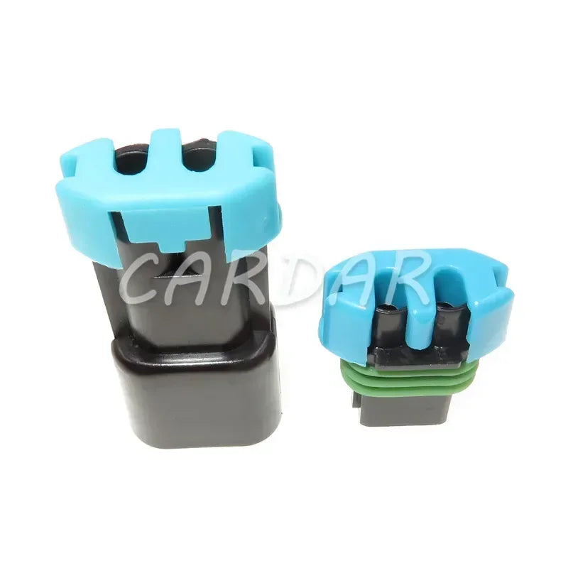 1 Set 2 Pin 15300027 15300002 Weather Pack Waterproof Auto Fan Socket AC Assembly Automotive Wiring Connector
