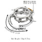 2025 Adjustable Clasp Chastity Cage Sex Toys for Men Metal Penis Ring Sleeve Bdsm Penis Bondage Erotic Urethral Lock Cock Cage