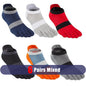 Large Plus Size Toe Socks Sport Mans Mesh Breathable Compression Sweat-Absorbing Fitness Elastic Five Finger Ankle Socks Student