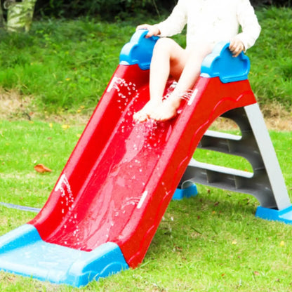 Kids Water Spray Slide with Climbing Ladder PE Construction for Indoor Outdoor Toddler Play Center Home Use