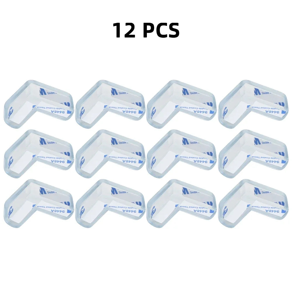 Baby Safety Silicone Table Corner Protector Furniture Edge Protection Cover Transparent Children Anti Collision Edge Guards