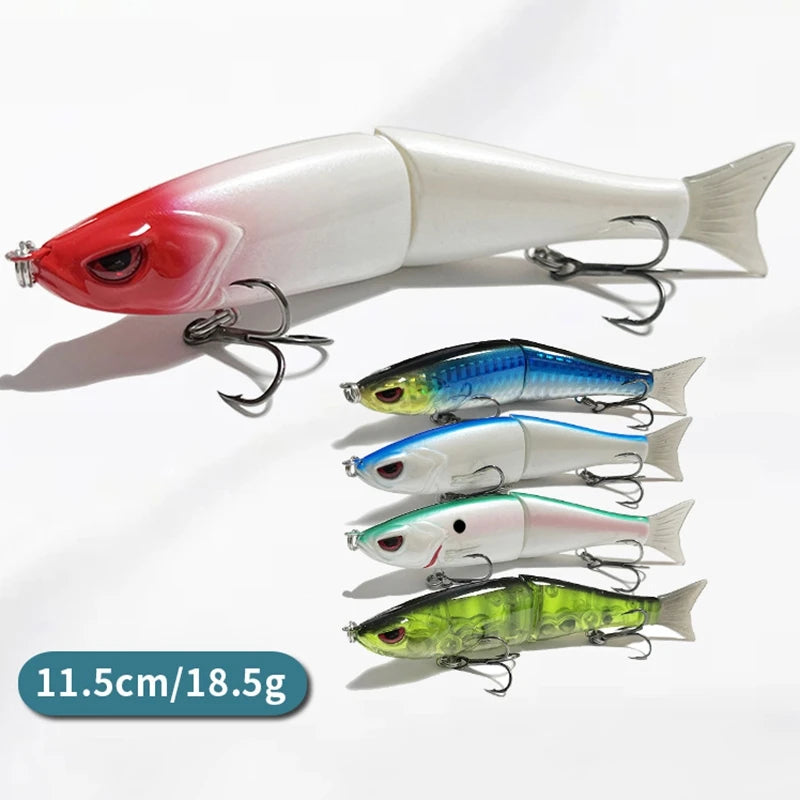 11.5cm/18.5g Balam Glide Bait Catfish Joint Giant Hard Bait Swimbait for Pike Bass Saltwater Glide Bait Leurre De Pêche