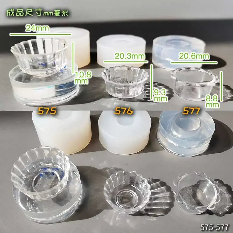 Miniature Food Play Mini Vintage Plate Fruit Plate Dinner Plate Doll House Mini Baking Baking Pan Organizer Jar Silicone Mold