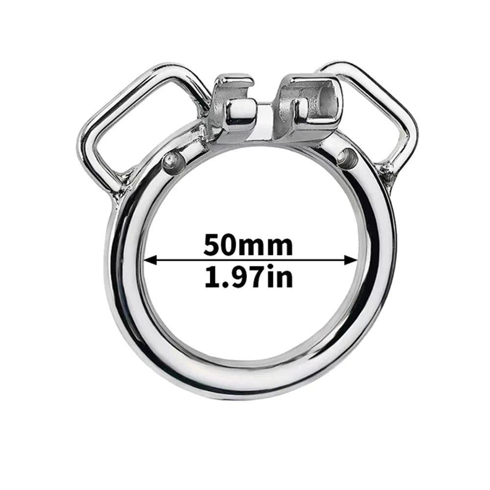 Stainless Steel Chastity Cage Device Penis Rings Bondage Belt Cock CB Lock BDSM Sex Toys for Man Gay Adult Products Accessories