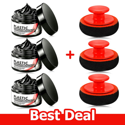 Car Leather Repair Kit Plastic Restoring Care Agent Scratch Fade Fix for seats steering wheels dashboards bumpers fenders