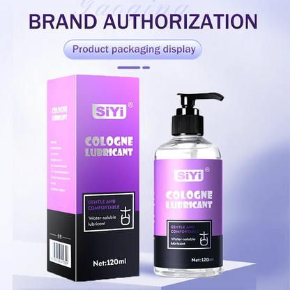 120ml/300ml Water-Based Lubricant for Couples, Long-Lasting Cologne Scent Pump Bottle, Non-Sticky, Skin-Friendly Intimate Lube